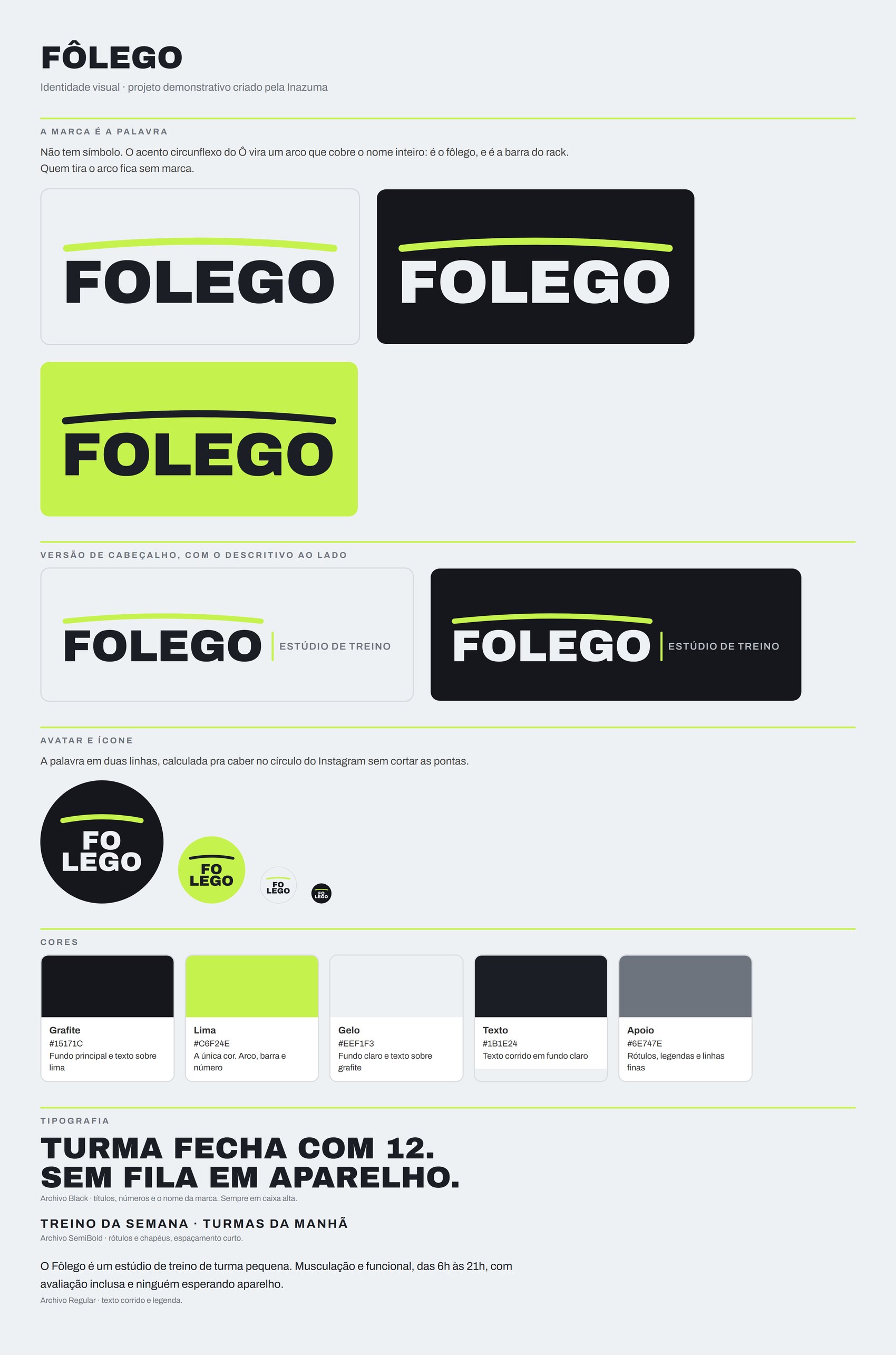 Identidade visual do Fôlego